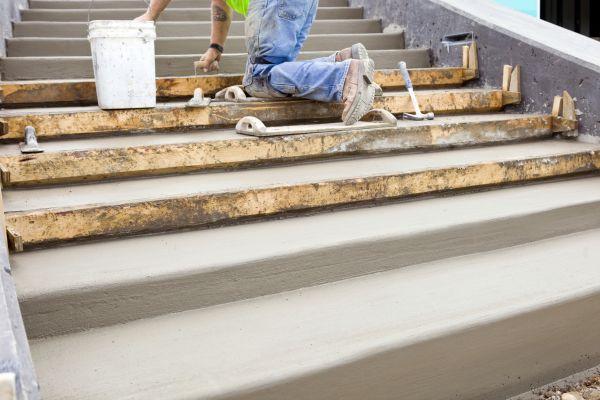 Concrete Steps Pouring in Yorba Linda