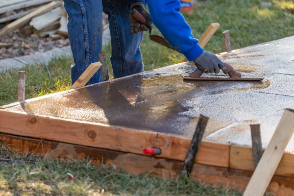 Patio Slab Construction in Yorba Linda