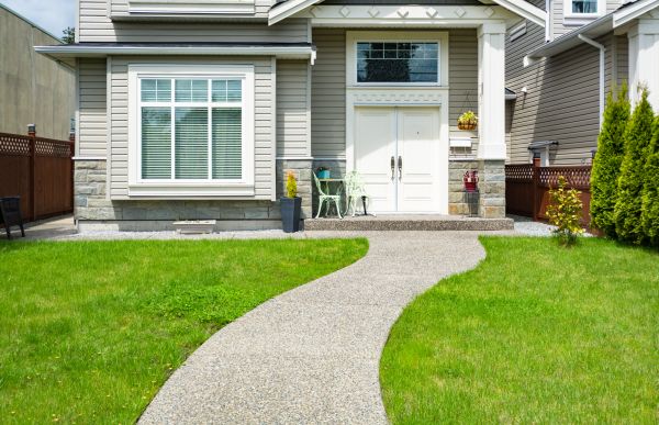 Concrete Path Construction in Yorba Linda