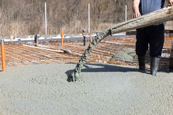 Pole Barn Slab Pouring in Yorba Linda